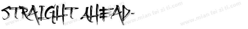 Straight Ahead字体转换